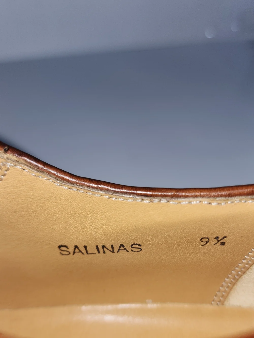 Mezlan Salinas Genuine Crocodile Men Sz 9.5 Leather Cap Toe Brown Lace Up Shoes